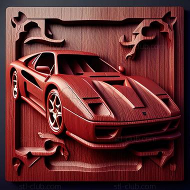 3D model Ferrari F40 (STL)